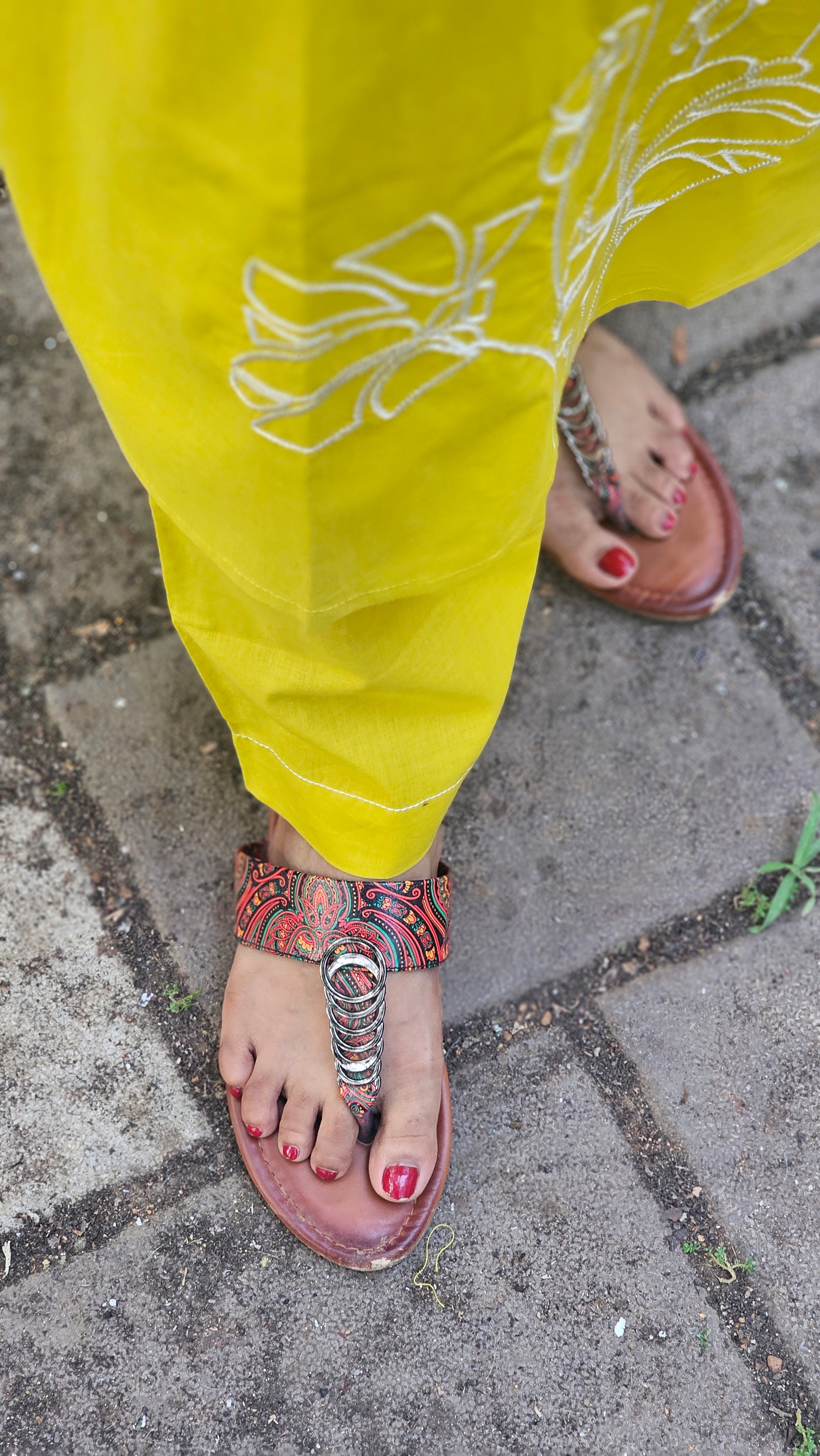 Saffron Yellow Kurta set - KM129