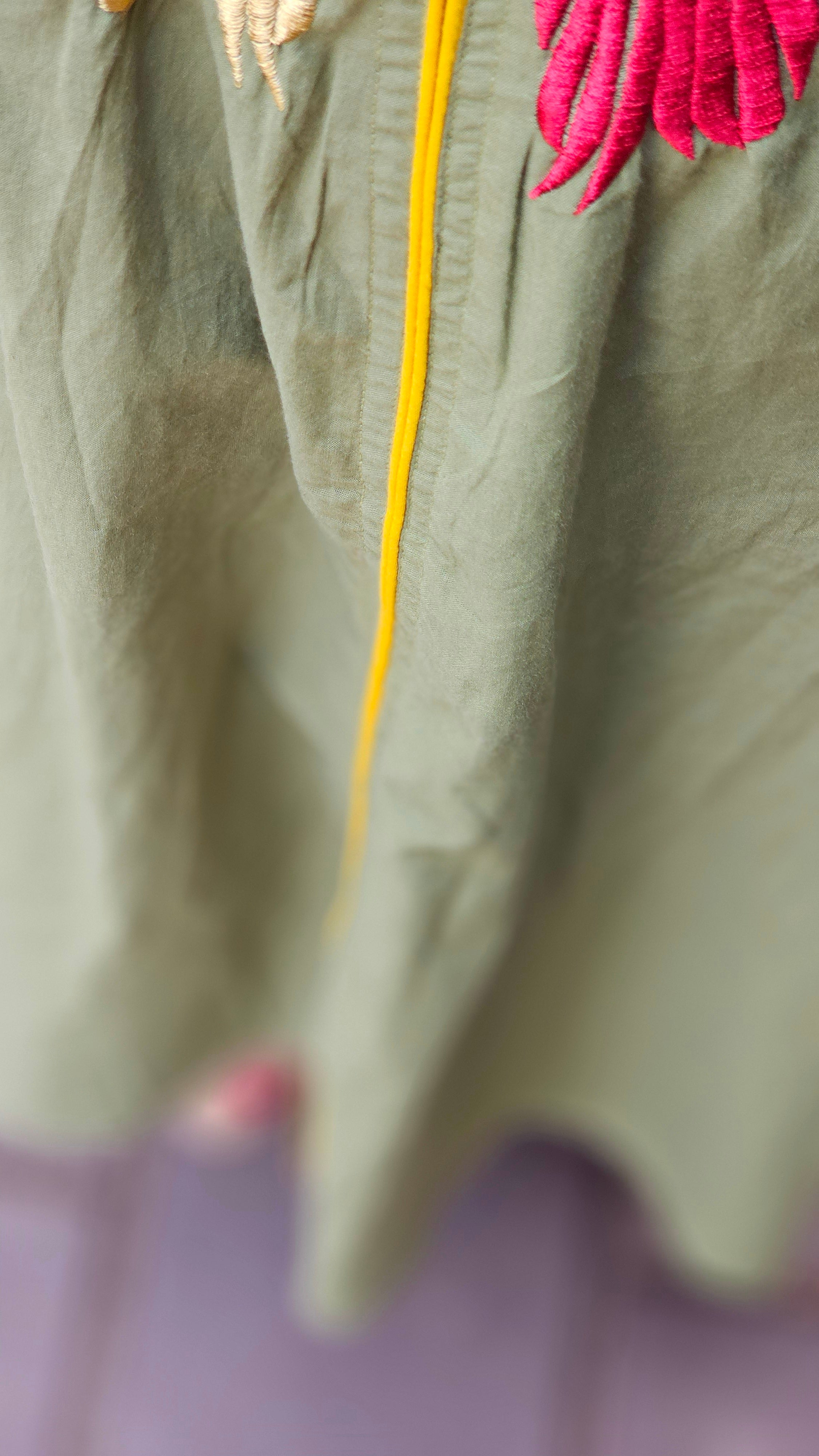 Light green A line kurta set with dupatta  - KM139