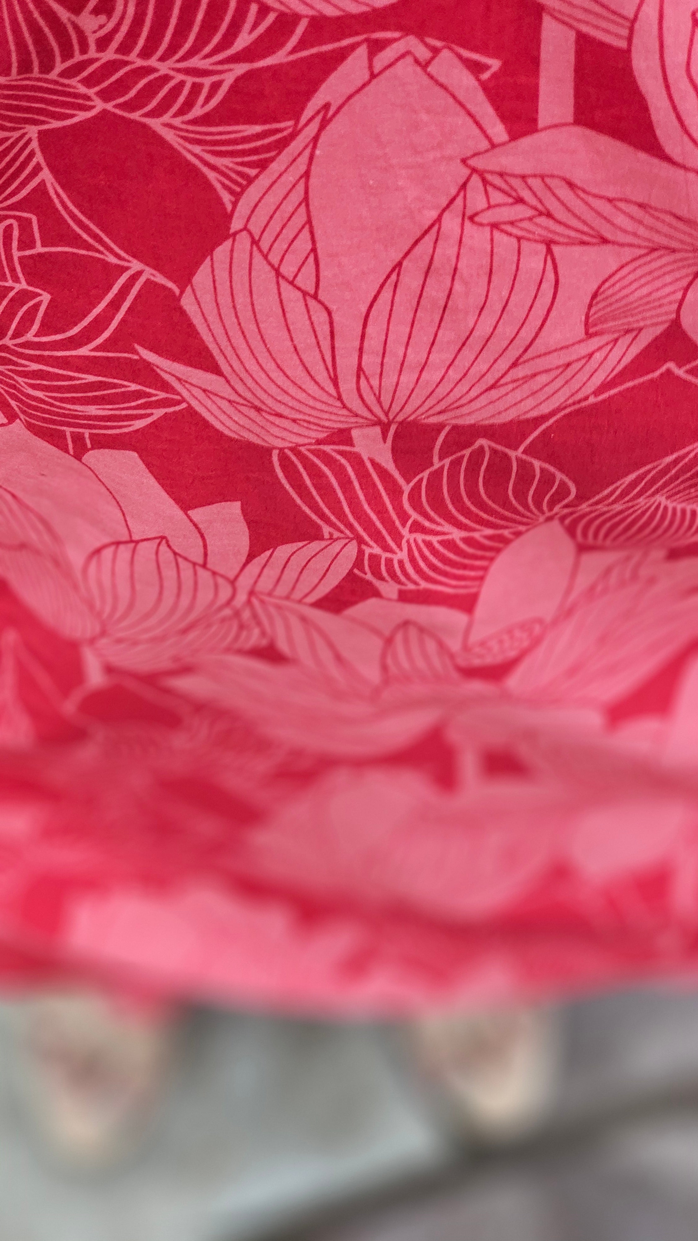 Mandy Pink Lotus Print Kurta Set - KM210