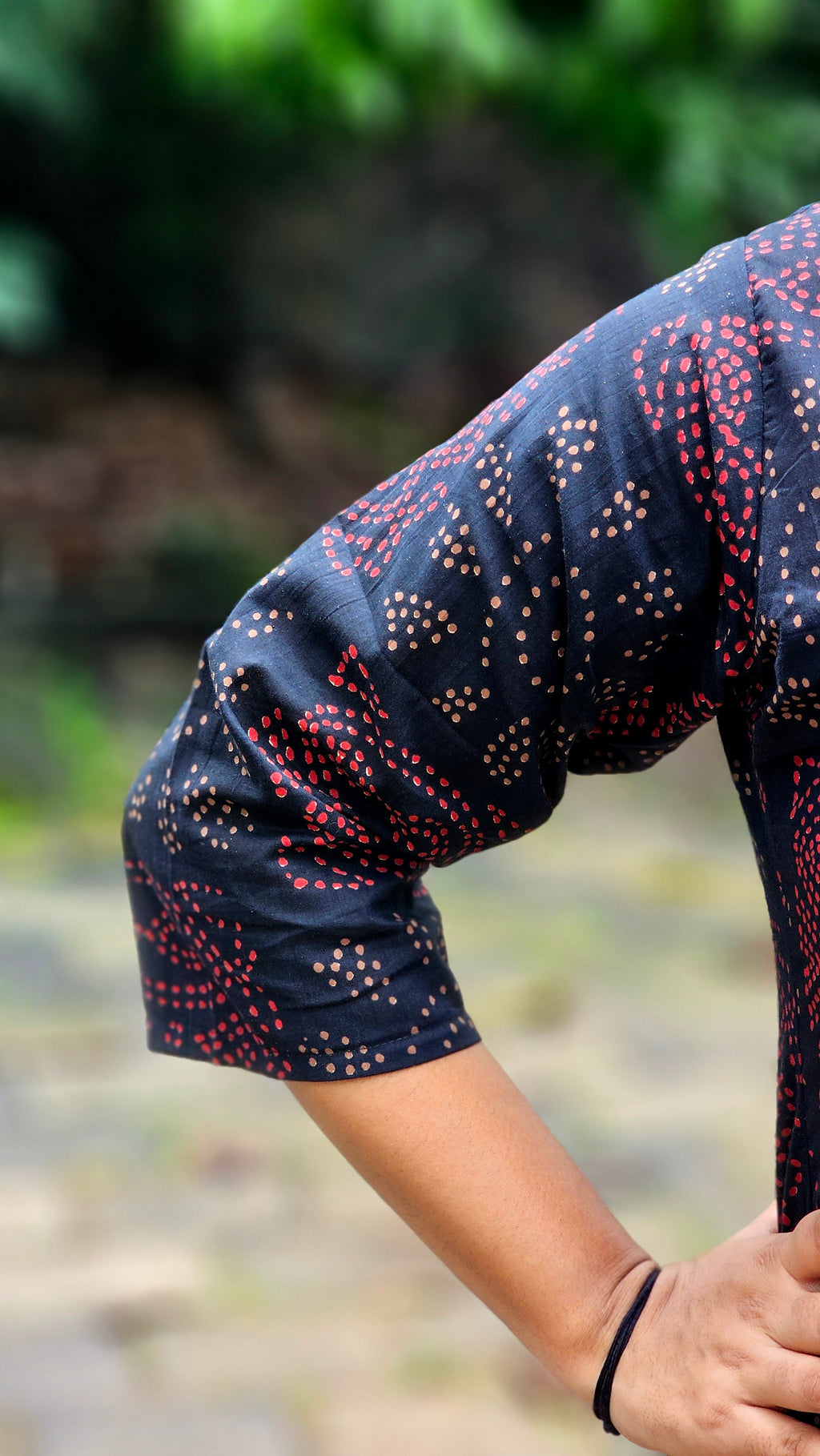 Black Printed Kurta  - KM209