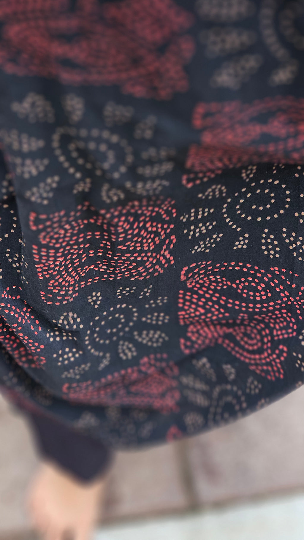 Black Printed Kurta  - KM209