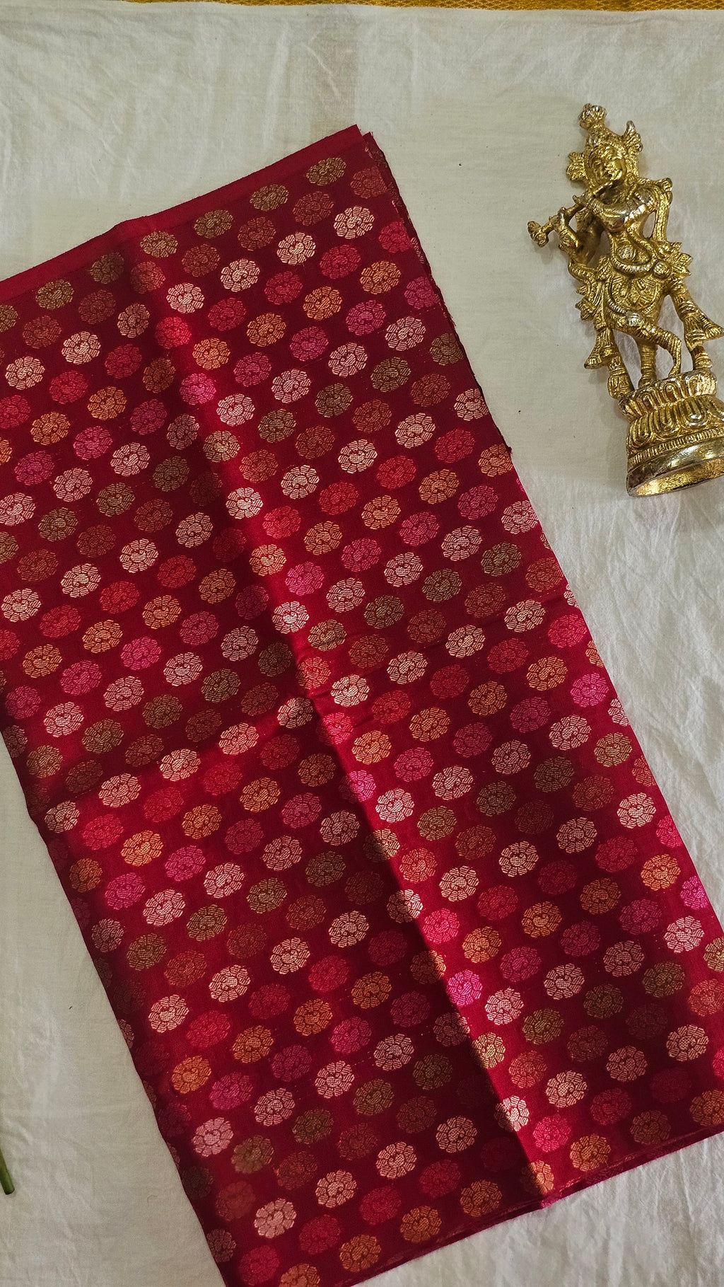 Cotton Floral digital print Set Mundu with blouse piece - KM301