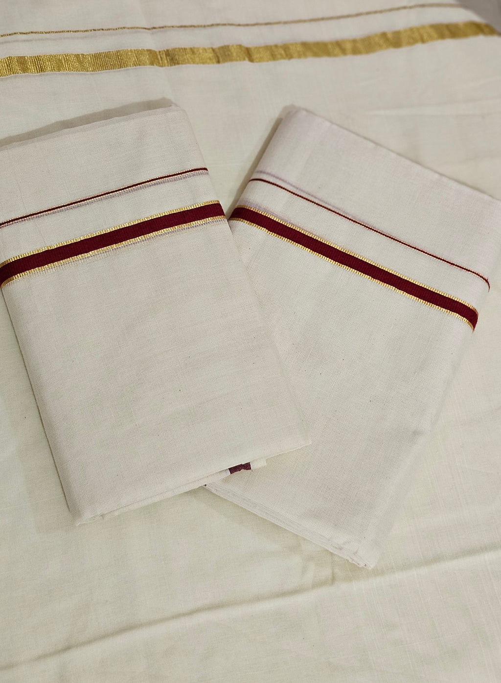 Puliyilakkara cotton set mundu - KM337