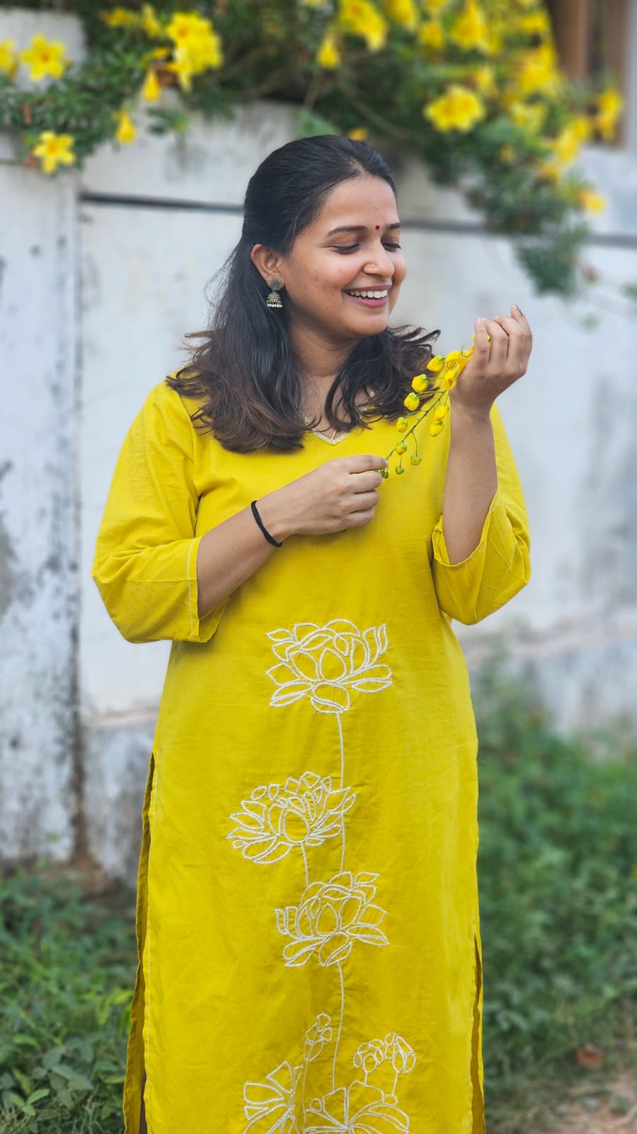 Saffron Yellow Kurta set - KM129